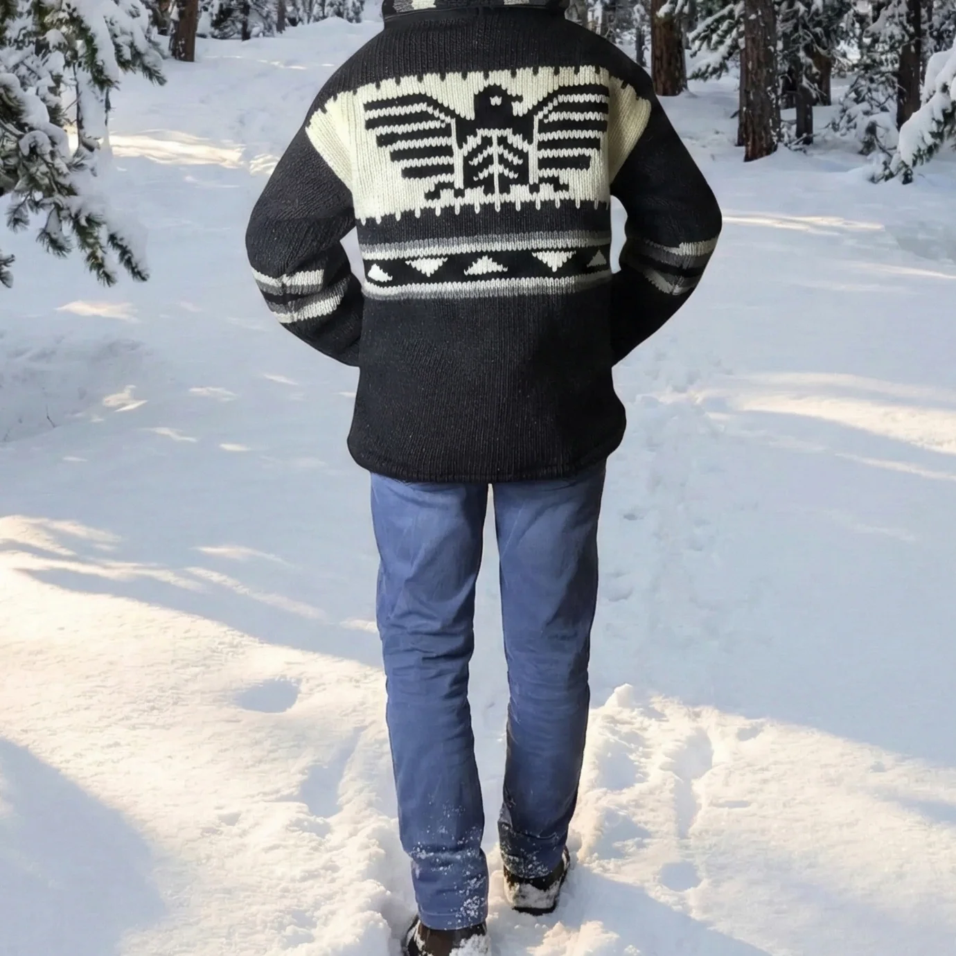 OLDTRIBES™ Eagle Wool Jacket - Image 3